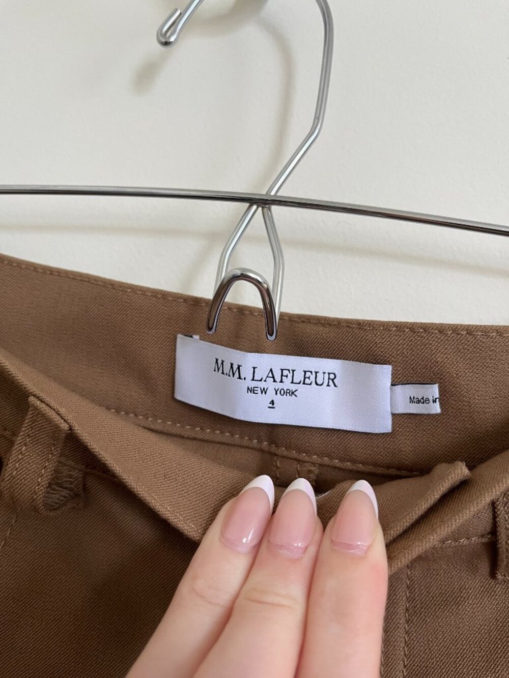 MM LaFleur Milo Wide-Leg Jean in Saddle, High-Waisted Pants, Size 4 - Picture 6 of 6
